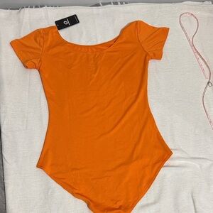 Suprnowa leotard/unitard onesie orange